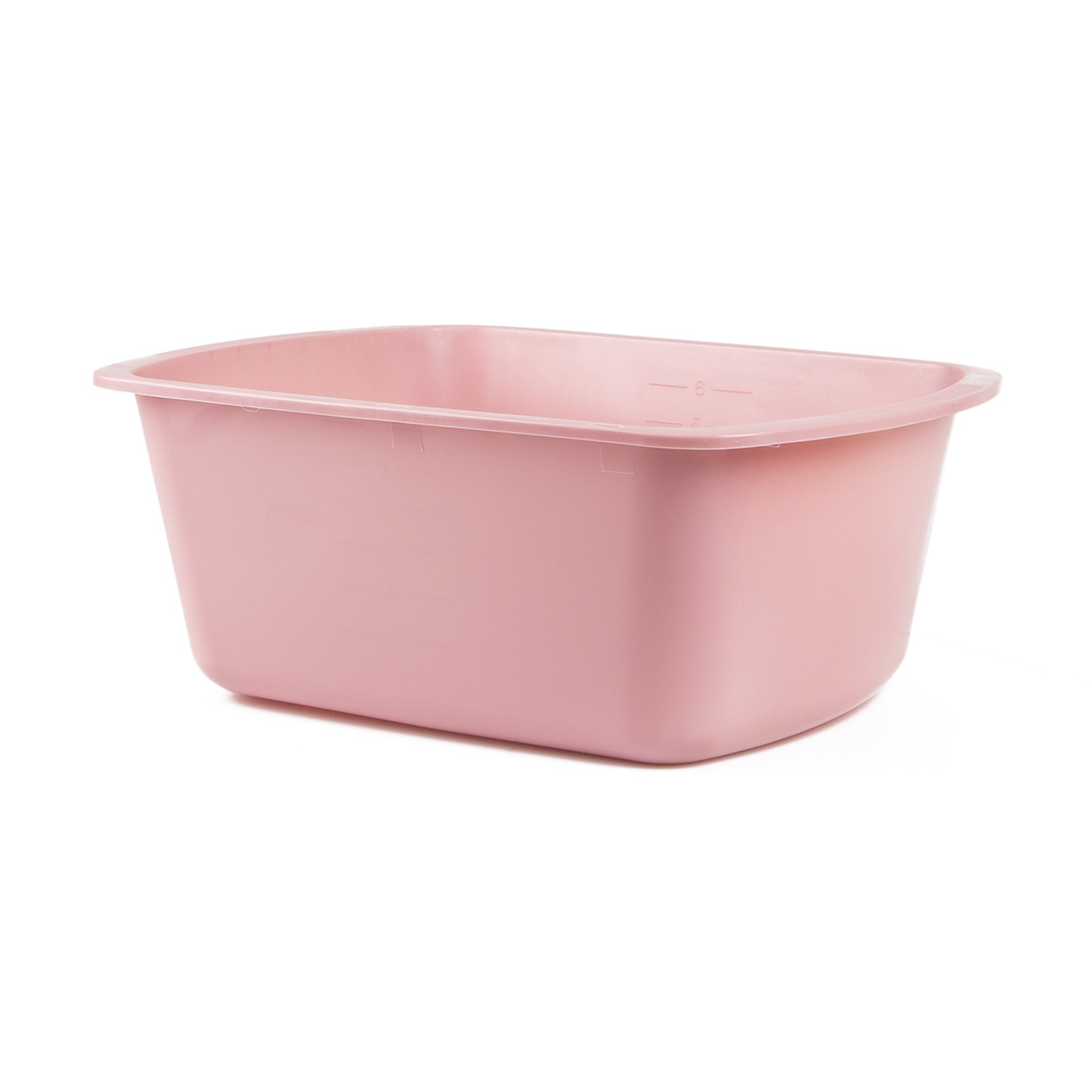 Wash Basin 7 Quart Rectangle Rose NonSterile 50/cs