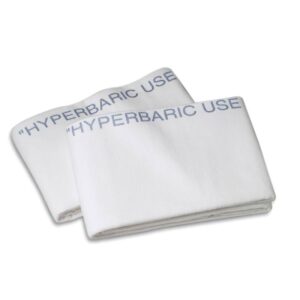 Hyperbaric Flannel Blanket, 72" x 90", 100% Cotton, Bleached, 2.2 lbs., 12/Case